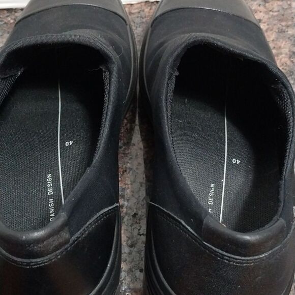 ECCO 9-9.5 Soft Wedge Fabric Slip On COMFORT Shoe... - Picture 8 of 8